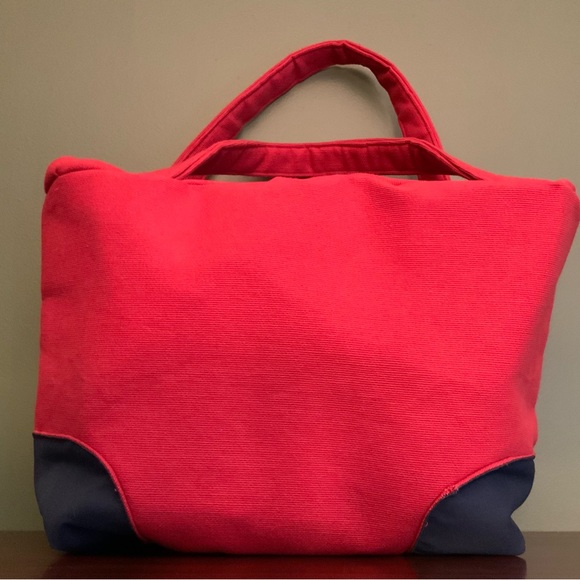 Handcrafted Lined Tote Bag w/ Seahorse Vibrant Design - Picture 2 of 7